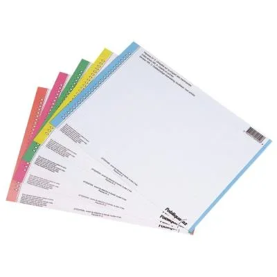 Etiquettes pour dossiers suspendus – n° 0 pour dossier tiroir – coloris assortis – sachet de 250 étiquettes