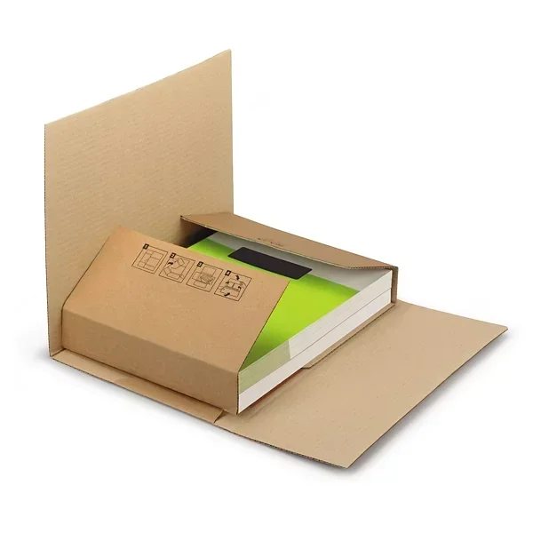 Étui-croix postal carton brun
