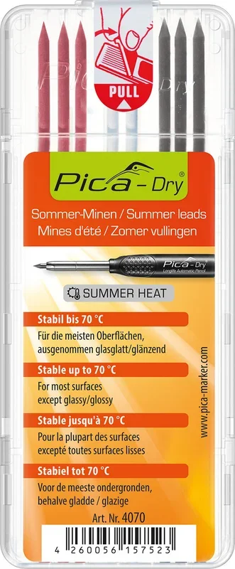 Etui de 8 mines pica dry d’été assorties PICA – 4070