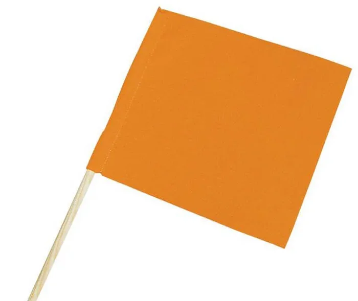 FANION ORANGE FLUO 40X50CM TALIAPLAST – 550401
