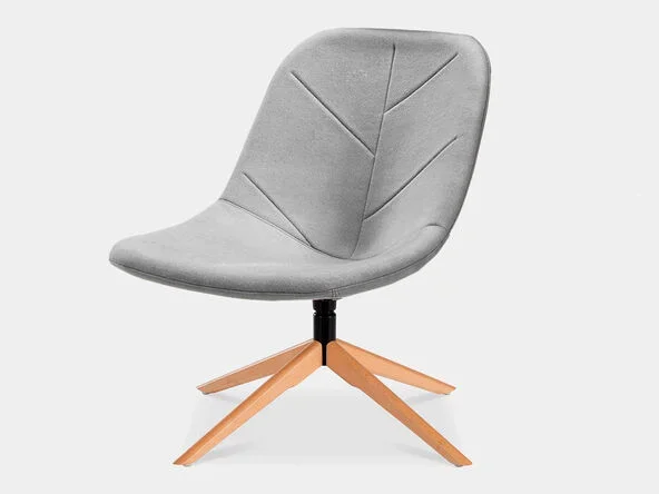 Fauteuil Mogly XL pieds bois – Cadeinor