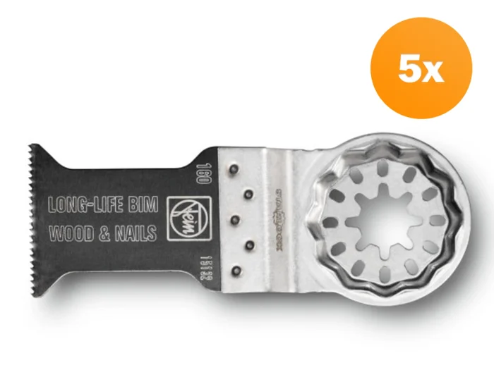 Fein 63502160230 Lame de scie E-Cut Long-Life (5pcs) – SL – 50 x 35mm (160)