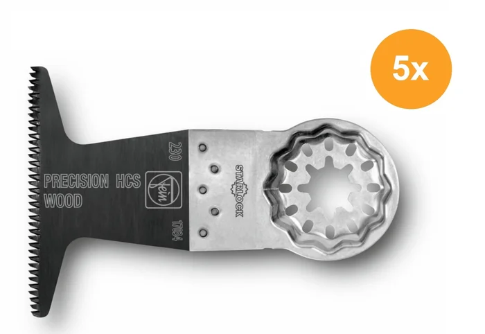 Fein 63502230230 Lame de scie de précision E-Cut (5pcs) – HCS – 65 x 50mm