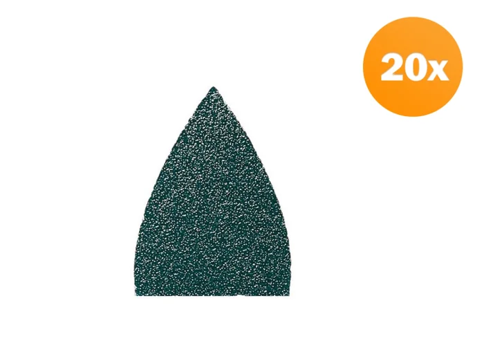 Fein 63717186019 Feuilles abrasives pour doigt de ponçage – K80 (20pce)
