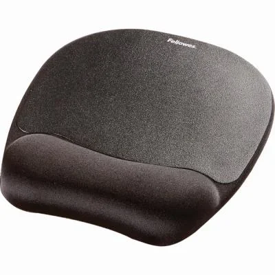 Fellowes tapis de souris – repose-poignet ergo mouss&rsquo; – noir