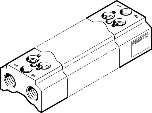 FESTO CPE14-3/2-PRS-3/8-3-NPT (550611) Bloc de raccordement