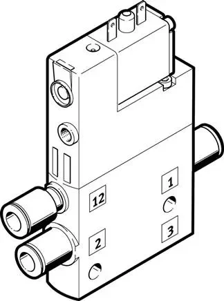 FESTO CPE14-M1BH-3GLS-QS-8 (196890) Électrovanne