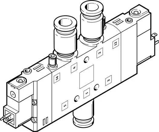 FESTO CPE24-M1H-5JS-QS-10 (163179) Électrovanne
