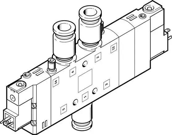 FESTO CPE24-M3H-5/3ES-QS-12 (170352) Électrovanne