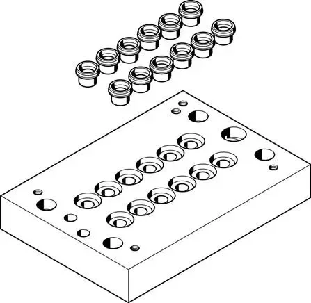 FESTO CPV14-VI-P6-1/8 (163896) Multipôle