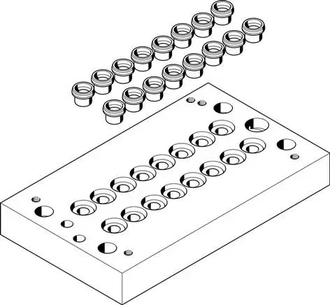 FESTO CPV18-VI-P8-1/4 (165295) Multipôle
