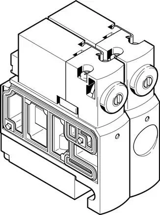 FESTO CPVSC1-M1H-J-P-Q3 (527558) Électrovanne