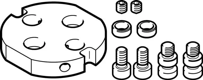 FESTO DHAA-G-Q11-20-B1-25 (2185820) Kit d’adaptation