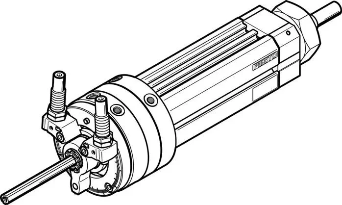 FESTO DSL-40-125-270-CC-A-S2-KF-B (556757) Unité linéaire pivotante