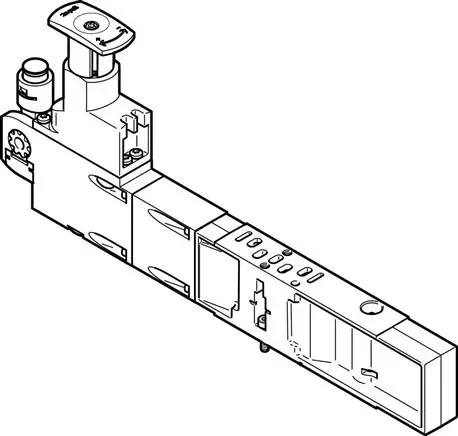 FESTO VABF-S4-2-R1C2-C-6E (560758) Plaque de régulateur