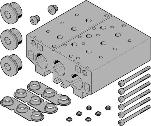 FESTO VABM-B10-30E-G34-2 (8026359) Bloc de connexion