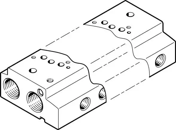 FESTO VABM-C7-12W-G18-10 (549656) Barrette de connexion