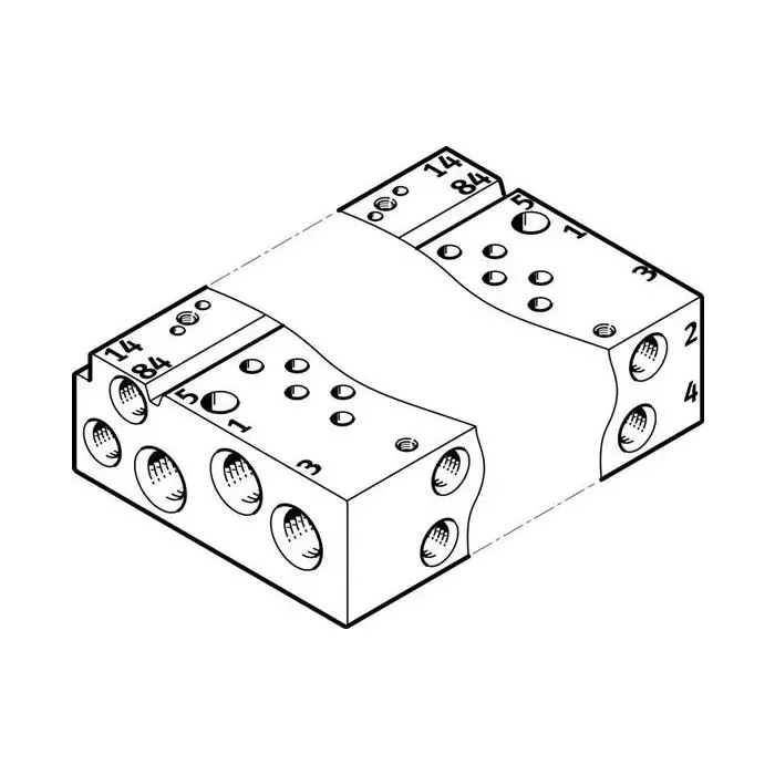 FESTO VABM-L1-10AW-M7-12 (566555) Barrette de connexion