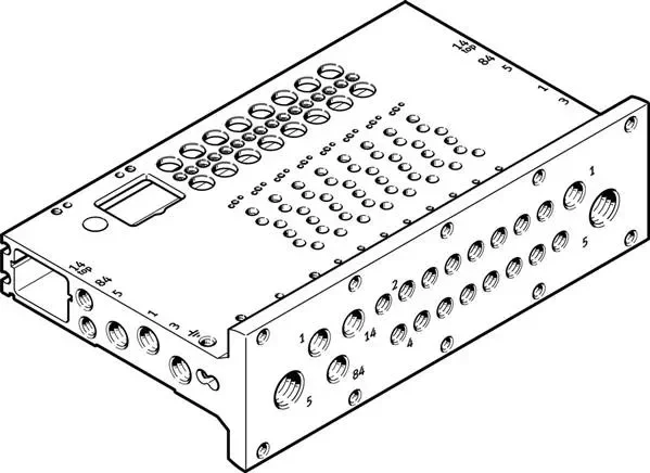 FESTO VABM-L1-10HWS2-G18-24-GR (8058341) Barrette de raccordement