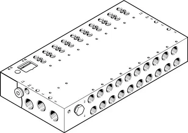 FESTO VABM-L1-18W-G38-6-G (8004915) Barrette de raccordement