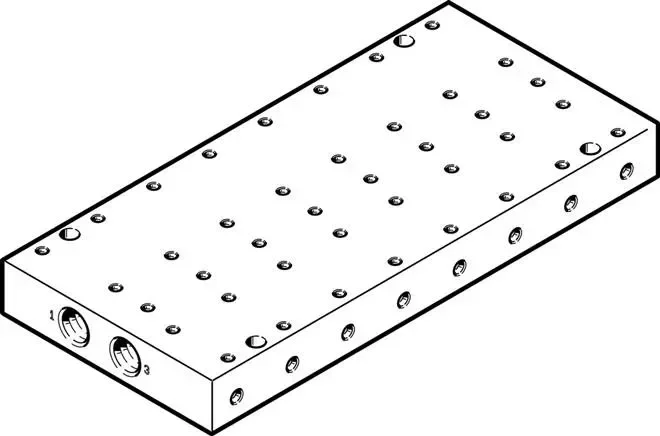 FESTO VABM-P7-18MB-G18-M5-8 (8076391) Barrette de raccordement