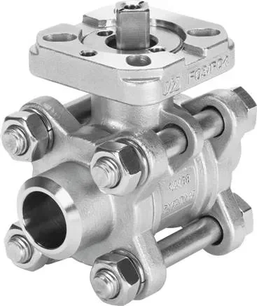 FESTO VZBA-11/2″-WW-63-T-22-F0507-V4V4T (1686697) Robinet à boisseau sphérique