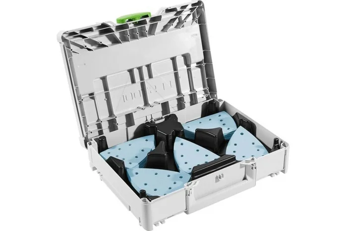 Festool 578195 Feuilles abrasives SYS-STF DELTA GR-Set en systainer