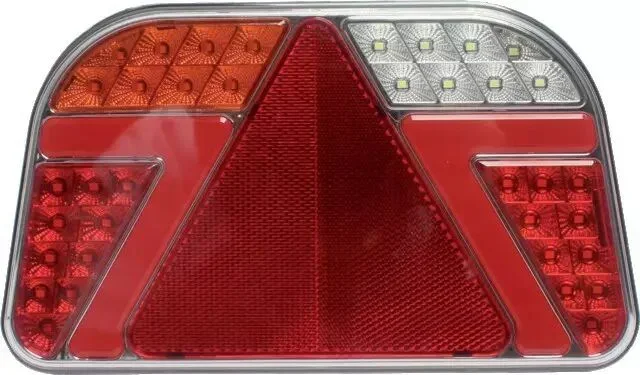 Feu arrière gauche dynamique rectangle 6 fonctions 12-24v