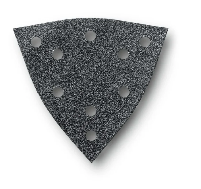 Feuille abrasive perforée triangulaire 130mm – Grain 180 – Pack de 16 FEIN – 63717296020