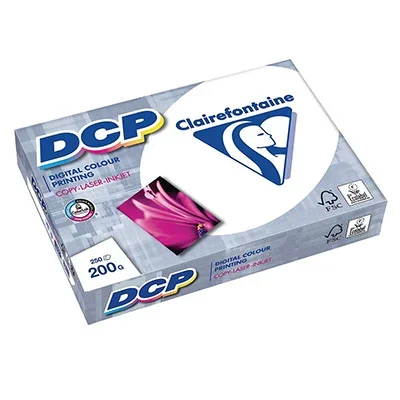 Feuilles papier blanc Clairalfa – Dcp copieur – laser – jet d&rsquo;encre couleur – 200g – format A4