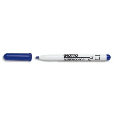 Feutre effaçable à sec Giotto – pointe ogive moyenne 4 mm – bleu