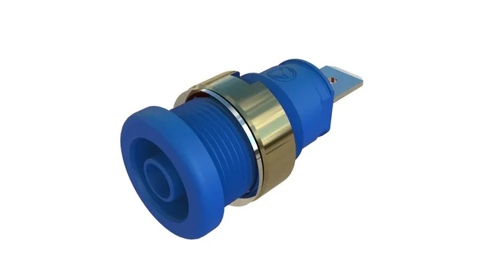 Fiche banane femelle 4 mm Hirschmann Test & Measurement Bleu Femelle 32A