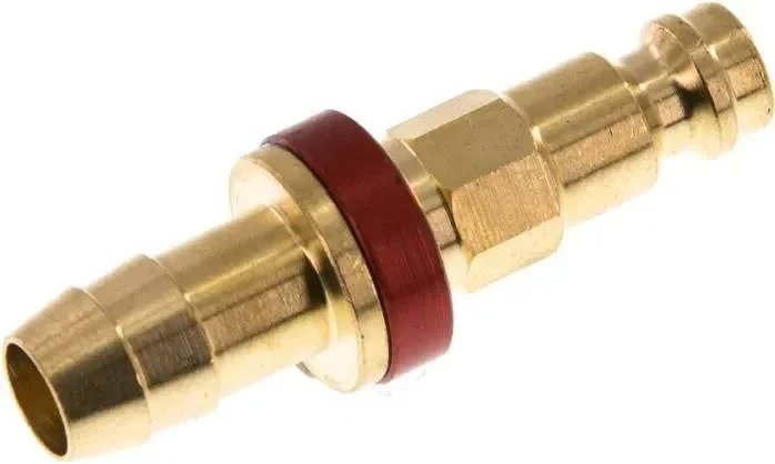 Fiche d&rsquo;accouplement (NW5) 9 (3/8&Prime;)mm de tuyau, rouge, octogone SW10