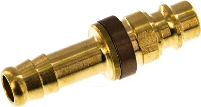 Fiche d’accouplement (NW7,2) 9 (3/8″)mm de tuyau, marron, triangle 12,5 mm