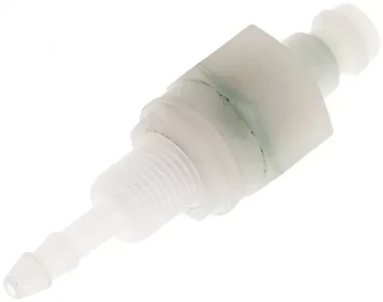Fiche de couplage de cloison (NW5) tuyau de 4mm, PVDF