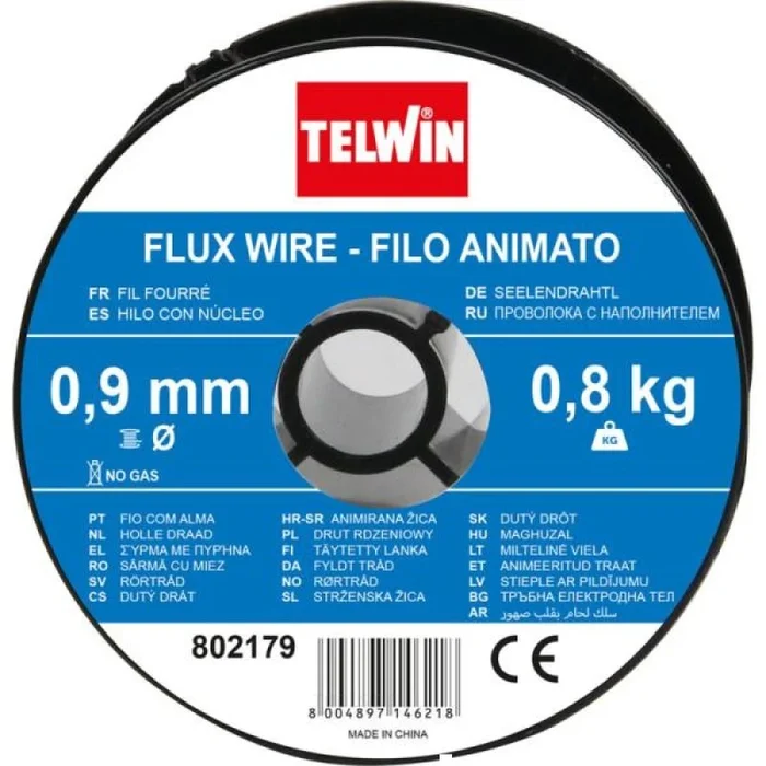 Fil de flux sans gaz Telwin 0,9 mm 0,8 kg