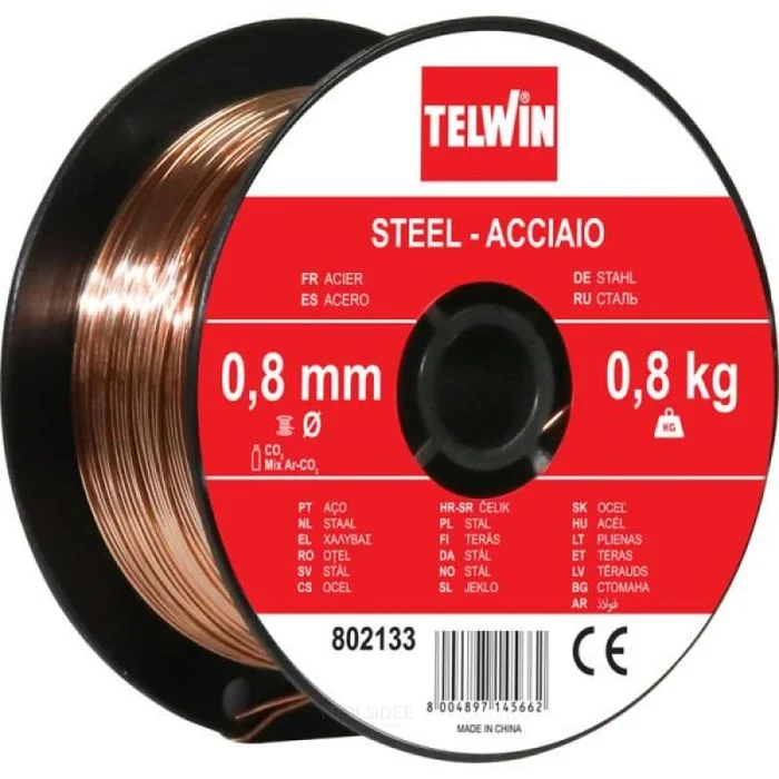 Fil de soudage CO-2 Telwin 0,8 mm 0,8 kg