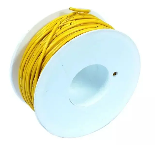 Fil monoconducteur jaune 2mm² rouleau de 50m