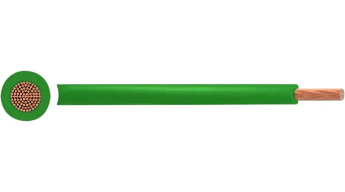 Fils de câblage RND, RND 475, 1,5 mm², Vert, 16 AWG, 100m