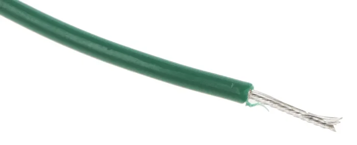 Fils de câblage RS PRO, 0,26 mm², Vert, 23 AWG, 100m, 250 V