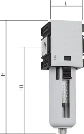 Filtre à charbon actif FUTURA G 1″, Futura 4