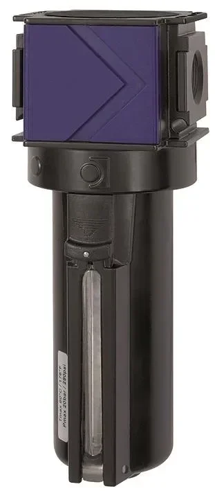 Filtre à charbon actif -variobloc- BG 1, G 3/8, 1000 l/min, revêtement métallique, tube de visualisation, VAK 23 M
