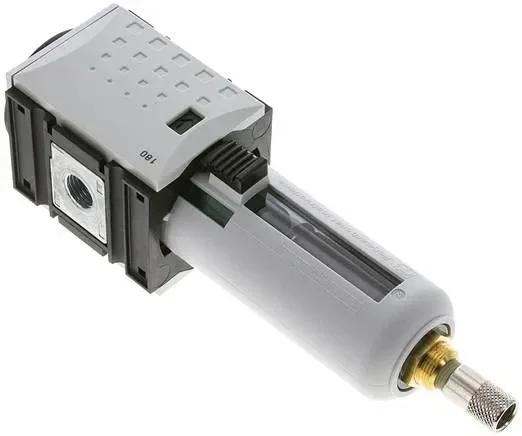 Filtre fin FUTURA (sous-microfiltre) G 1/4″, Futura 1, purgeur automatique des condensats (fermé sans pression)