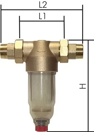 Filtre fin pour eau potable R 1-1/2