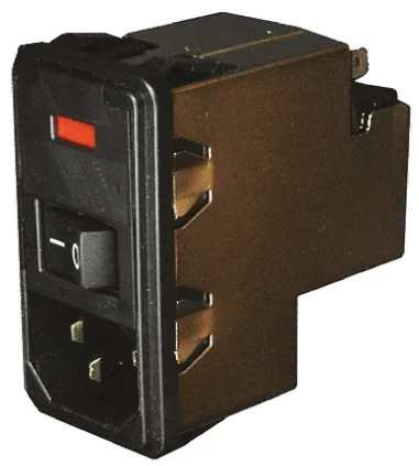 Filtre IEC Mâle TE Connectivity, 10A, 250 V c.a., Montage sur Platine, 2 pôles