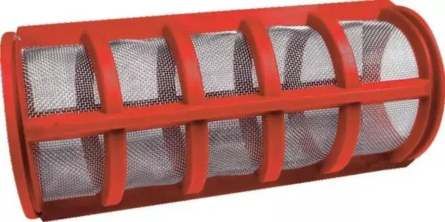 Filtre inox 25/30 mesh 79x167mm rouge ex blanc