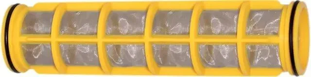 Filtre jaune inox 54×210 mm 80 mesh