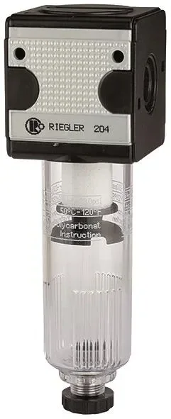 Filtre -multifix- / G 3/8 / BG 1 / avec réservoir en polycarbonate et vanne de vidange semi-automatique / Fil
