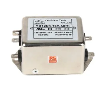Filtre secteur RS PRO, 16A max, monophasé phases, 250 V c.a. max, Montage sur châssis