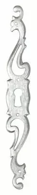 Finition fer brut acier – entrée coq chanfreinée pour porte